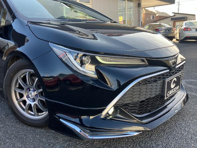 カローラスポーツ G Z 6速MT モデリスタエアロ クスコ車高調ローダウン 社外リアスポイラー トヨタセーフティセンス レーダークルーズ ヘッドアップディスプレイ レーンキープ LEDヘッドライト ナビ Bluetooth(2枚目)