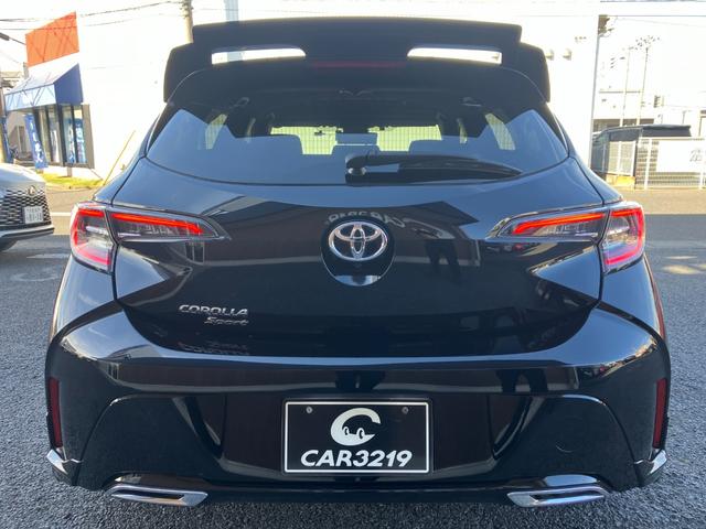 カローラスポーツ G Z 6速MT モデリスタエアロ クスコ車高調ローダウン 社外リアスポイラー トヨタセーフティセンス レーダークルーズ ヘッドアップディスプレイ レーンキープ LEDヘッドライト ナビ Bluetooth(6枚目)