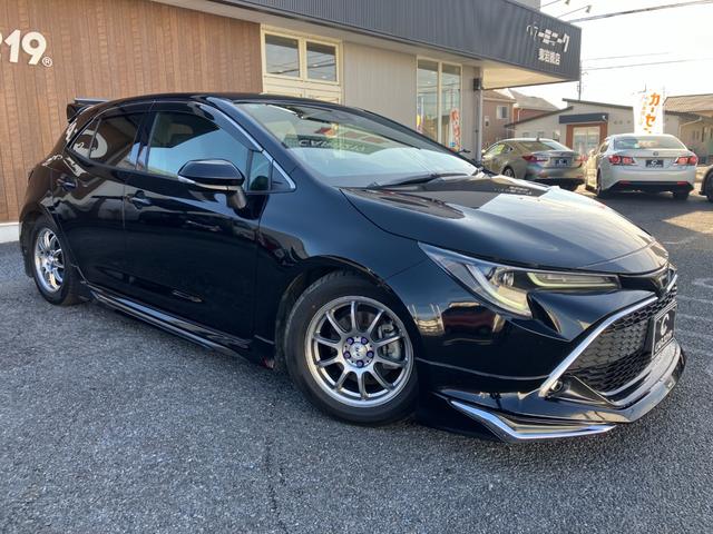 カローラスポーツ G Z 6速MT モデリスタエアロ クスコ車高調ローダウン 社外リアスポイラー トヨタセーフティセンス レーダークルーズ ヘッドアップディスプレイ レーンキープ LEDヘッドライト ナビ Bluetooth(7枚目)