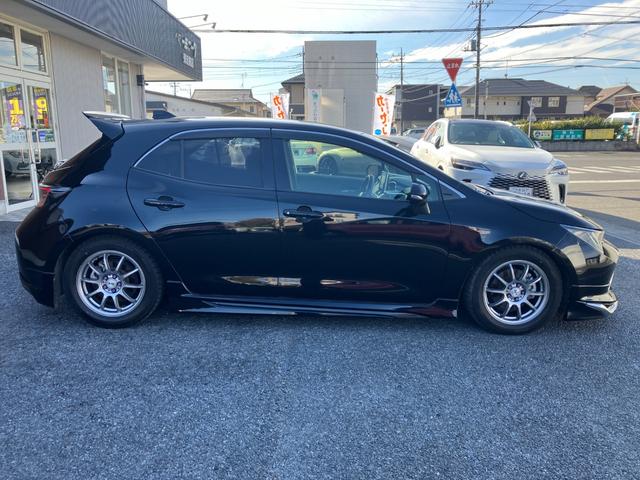 カローラスポーツ G Z 6速MT モデリスタエアロ クスコ車高調ローダウン 社外リアスポイラー トヨタセーフティセンス レーダークルーズ ヘッドアップディスプレイ レーンキープ LEDヘッドライト ナビ Bluetooth(9枚目)