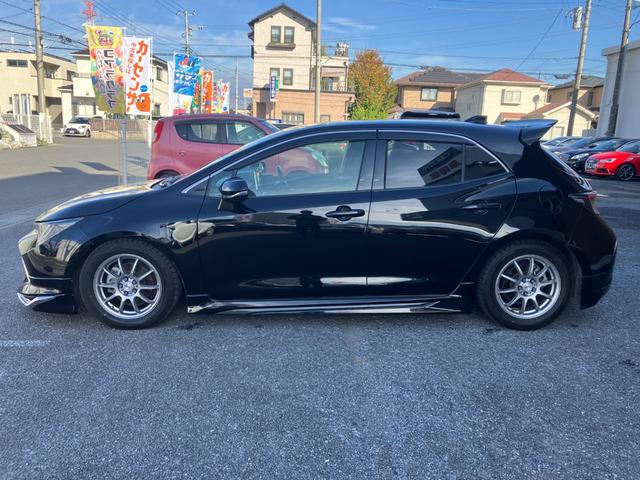 カローラスポーツ G Z 6速MT モデリスタエアロ クスコ車高調ローダウン 社外リアスポイラー トヨタセーフティセンス レーダークルーズ ヘッドアップディスプレイ レーンキープ LEDヘッドライト ナビ Bluetooth(10枚目)