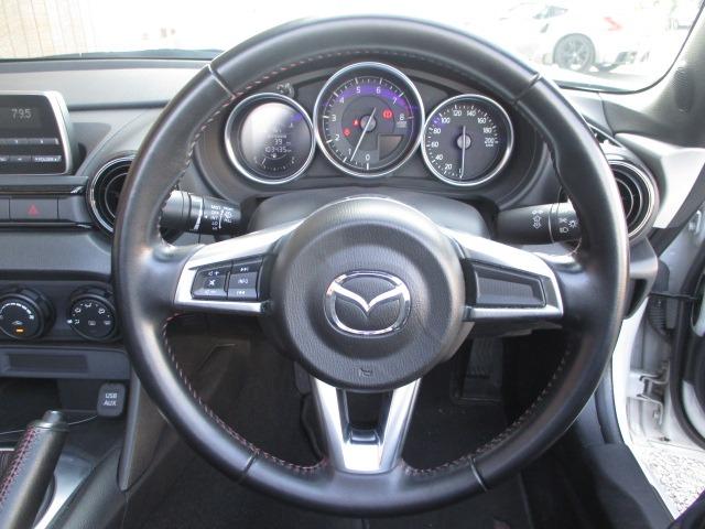 ロードスター 　６速ＭＴ　スマートキー　ＬＥＤヘッドライト　純正１６インチＡＷ　幌開閉動作確認済み（16枚目）