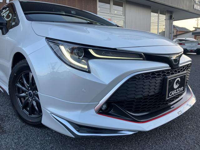 カローラスポーツ Ｇ　スタイルパッケージ　６速ＭＴ　フルエアロ　モデリスタ　特別仕様車　ＢＲＡＳＨマフラー　ハーフレザーシート　プリクラッシュセーフティ　レーダークルーズ　クリアランスソナー　レーンキープ　フルセグ　バックカメラ（4枚目）