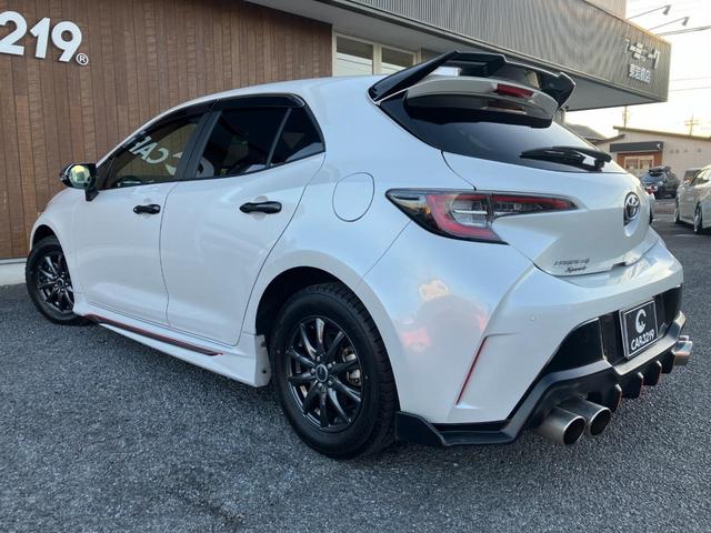 カローラスポーツ Ｇ　スタイルパッケージ　６速ＭＴ　フルエアロ　モデリスタ　特別仕様車　ＢＲＡＳＨマフラー　ハーフレザーシート　プリクラッシュセーフティ　レーダークルーズ　クリアランスソナー　レーンキープ　フルセグ　バックカメラ（14枚目）