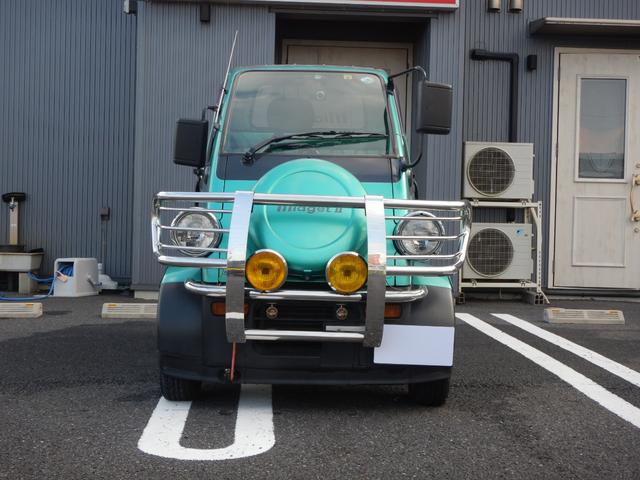 ミゼットII Ｒタイプ　５ＭＴ載せ替え　タコメーター　グリルガード　実走行２０９３０Ｋｍ　社外アルミ　ＮＡＲＤＩ革巻きステアリング　クーラー（26枚目）