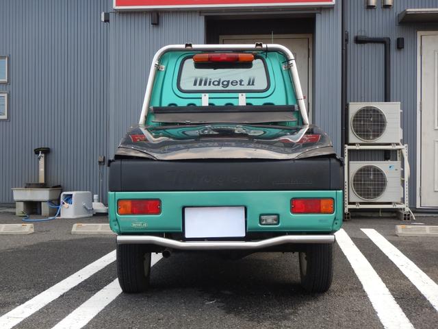 ミゼットII Ｒタイプ　５ＭＴ載せ替え　タコメーター　グリルガード　実走行２０９３０Ｋｍ　社外アルミ　ＮＡＲＤＩ革巻きステアリング　クーラー（46枚目）