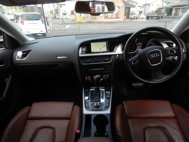 A5スポーツバック 2.0TFSIクワトロ ターボ フロントスポイラー パドルシフト マニュアルモード バックカメラ付きナビ 前後クリアランスソナー 本革パワーシート シートヒター(52枚目)