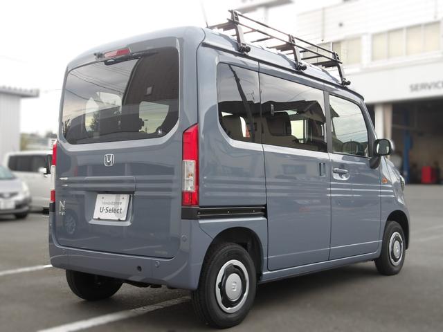 Ｎ－ＶＡＮ ファン・ターボ　４ＷＤ　届出済未使用車　新品純正ディスプレイオーディオ　ＢｌｕｅｔｏｏｔｈＡｕｄｉｏ　ＡｐｐｌｅＣａｒＰｌａｙ　ＡｎｄｒｏｉｄＡｕｔｏ　Ｂカメラ　ＥＴＣ　純正ルーフキャリア　助手席側ピラーレス（5枚目）