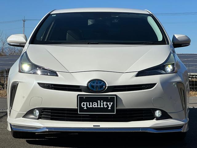 プリウス Ｓツーリングセレクション　純正９インチナビ　ＴＶ　モデリスタフルエアロ（2枚目）