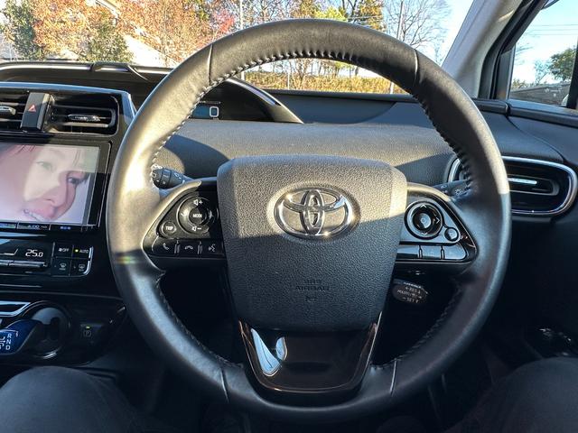 プリウス Ｓツーリングセレクション　純正９インチナビ　ＴＶ　モデリスタフルエアロ（21枚目）