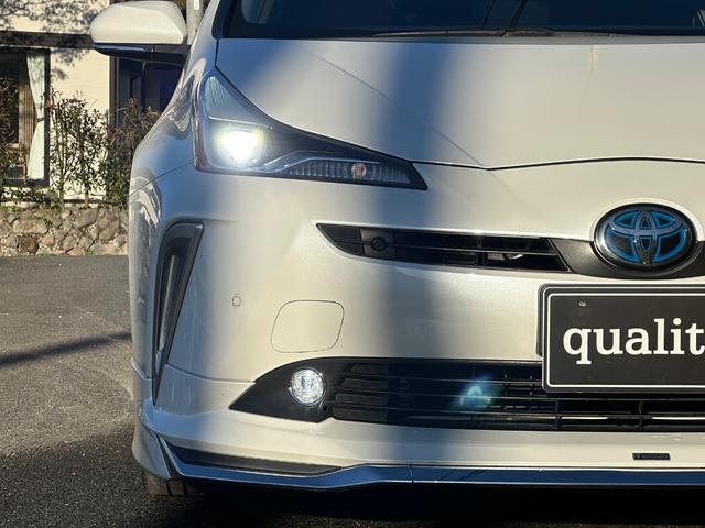 プリウス Ｓツーリングセレクション　純正９インチナビ　ＴＶ　モデリスタフルエアロ（45枚目）