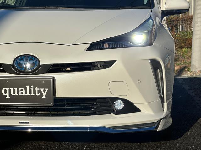 プリウス Ｓツーリングセレクション　純正９インチナビ　ＴＶ　モデリスタフルエアロ（46枚目）