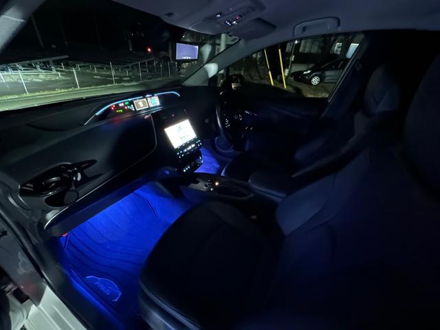 プリウス Ｓツーリングセレクション　純正９インチナビ　ＴＶ　モデリスタフルエアロ（69枚目）