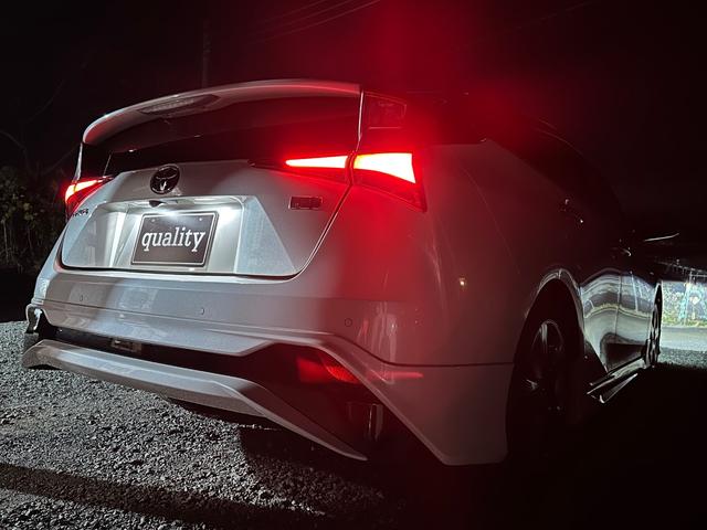 プリウス Ｓツーリングセレクション　純正９インチナビ　ＴＶ　モデリスタフルエアロ（75枚目）