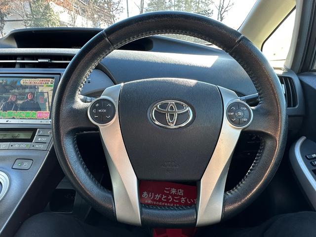 プリウス Ｓマイコーデ　モデリスタフルエアロ　純正８インチナビ　ＴＶ　Ｂカメラ　ＥＴＣ（17枚目）