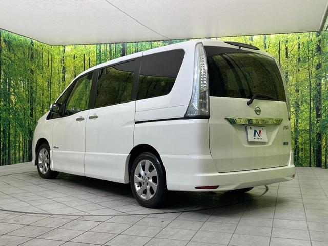 セレナ ハイウェイスターG S-ハイブリッド 後席モニター 8型SDナビ バックカメラ 両側電動ドア 禁煙車 LEDヘッド ETC クルコン オートライト オートエアコン スマートキー 純正16インチアルミ リアエアコン Bluetooth再生(57枚目)