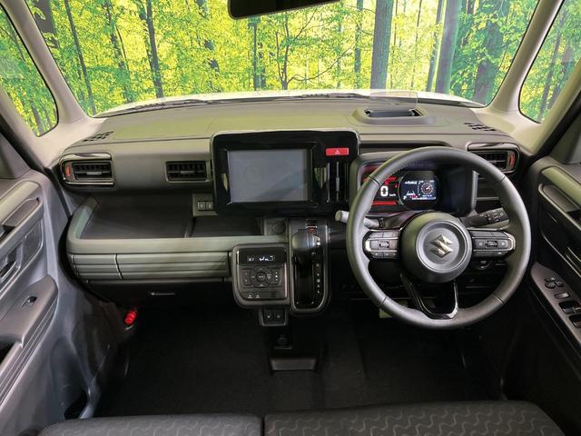 スペーシアギア ハイブリッドXZ スズキセーフティサポート レーダークルーズ 両側電動ドア 禁煙車 ヘッドアップディスプレイ シートヒーター LEDヘッド&フォグ オートマチックハイビーム オートエアコン 純正14インチアルミ(2枚目)