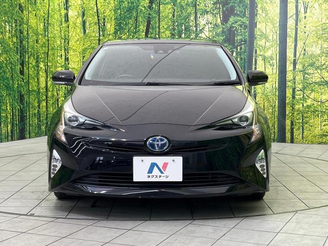 プリウス Sツーリングセレクション 純正9型ナビ バックカメラ セーフティセンス レーダークルーズ 禁煙車 ハーフレザーシート ETC ドラレコ 前席シートヒーター LEDヘッド&フォグ Bluetooth オートエアコン オートライト(14枚目)