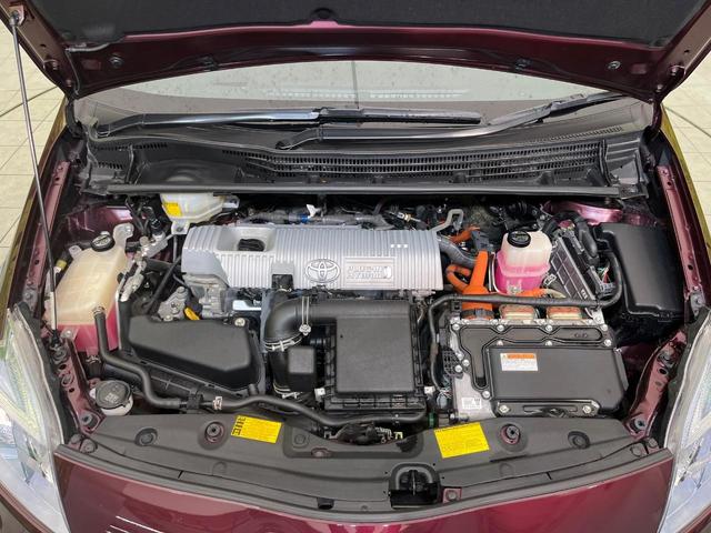 プリウスPHV Gレザーパッケージ 純正ナビ バックカメラ レーダークルーズ 禁煙車 レザーシート パワーシート 前席シートヒーター スマートキー LEDヘッド オートライト オートエアコン Bluetooth接続 電動格納ミラー(18枚目)