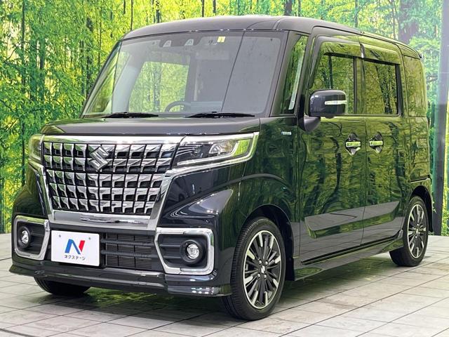 スペーシアカスタム ハイブリッドXS 純正9型ナビ 全周囲カメラ セーフティサポート 両側電動スライドドア 禁煙車 シートヒーター LEDヘッド&フォグ ETC ドラレコ Bluetooth再生 オートエアコン オートライト スマートキー(57枚目)