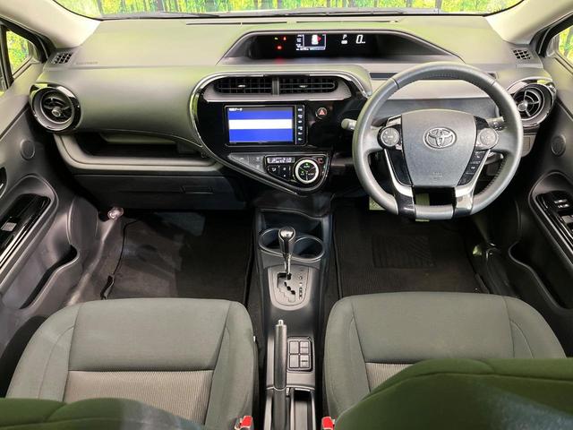 アクア Sスタイルブラック 純正ナビ バックカメラ 禁煙車 セーフティセンス コーナーセンサー ETC ドラレコ Bluetooth再生 LEDヘッド&フォグ オートエアコン オートライト スマートキー 電動格納ミラー(2枚目)