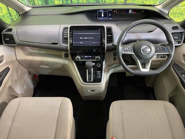 セレナ Ｘ　純正９型ナビ　後席モニター　全周囲カメラ　プロパイロット　両側電動ドア　禁煙車　デジタルインナーミラー　スマートキー　オートライト　電動格納ミラー　プライバシーガラス（2枚目）