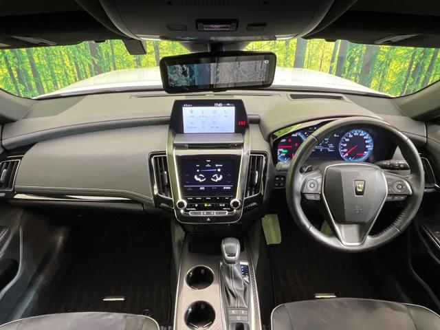 クラウンハイブリッド RSアドバンス 純正9型ナビ 全周囲カメラ セーフティセンス レーダークルーズ 禁煙車 ブラインドスポットモニター デジタルインナーミラー ETC2.0 ドラレコ 前席シートヒーター 前席パワーシート ハーフレザー(2枚目)