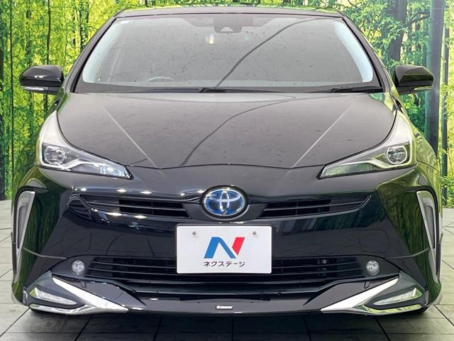 プリウス Ｓツーリングセレクション　モデリスタエアロ　純正９型ナビ　バックカメラ　衝突被害軽減システム　レーダークルーズ　禁煙車　ＬＥＤヘッド　ＬＥＤフォグ　黒合皮シート　シートヒーター　ＥＴＣ　純正１７インチアルミ　オートハイビーム（14枚目）