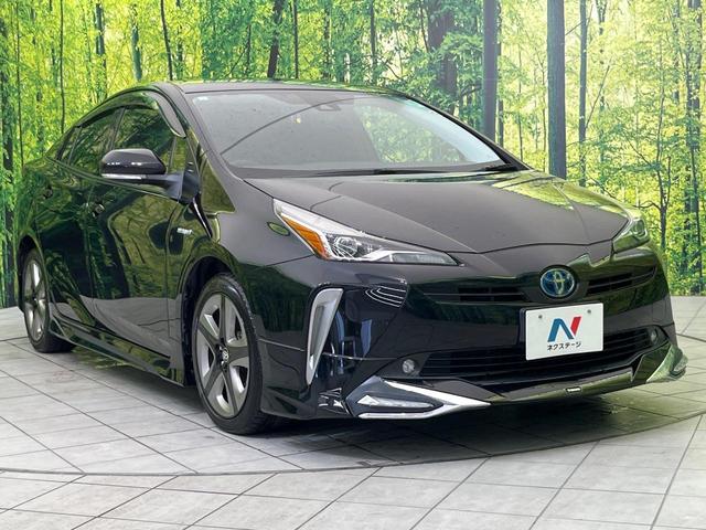 プリウス Ｓツーリングセレクション　モデリスタエアロ　純正９型ナビ　バックカメラ　衝突被害軽減システム　レーダークルーズ　禁煙車　ＬＥＤヘッド　ＬＥＤフォグ　黒合皮シート　シートヒーター　ＥＴＣ　純正１７インチアルミ　オートハイビーム（16枚目）