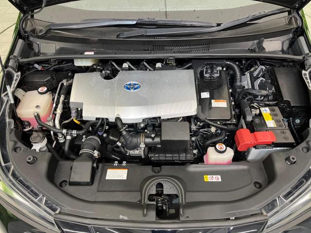 プリウス Ｓツーリングセレクション　モデリスタエアロ　純正９型ナビ　バックカメラ　衝突被害軽減システム　レーダークルーズ　禁煙車　ＬＥＤヘッド　ＬＥＤフォグ　黒合皮シート　シートヒーター　ＥＴＣ　純正１７インチアルミ　オートハイビーム（18枚目）