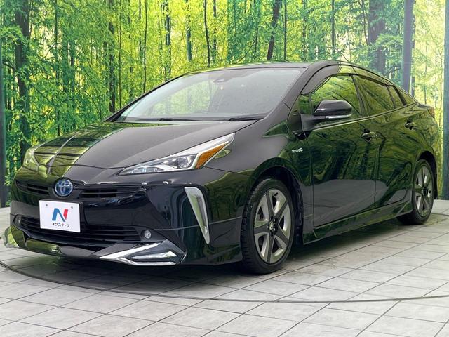 プリウス Ｓツーリングセレクション　モデリスタエアロ　純正９型ナビ　バックカメラ　衝突被害軽減システム　レーダークルーズ　禁煙車　ＬＥＤヘッド　ＬＥＤフォグ　黒合皮シート　シートヒーター　ＥＴＣ　純正１７インチアルミ　オートハイビーム（57枚目）