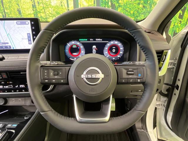 エクストレイル G e-4ORCE 純正12型ナビ 全周囲カメラ エマージェンシーブレーキ 禁煙車 電動リアゲート ハーフレザーシート 全席シートヒーター クリアランスソナー スマートキー LEDヘッド&フォグ ETC(11枚目)