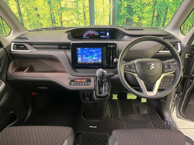 ソリオバンディット ハイブリッドMV 純正ナビ セーフティサポート 禁煙車 電動スライドドア シートヒーター クルーズコントロール コーナーセンサー LEDヘッド&フォグ ドラレコ Bluetooth再生 オートエアコン オートライト(2枚目)