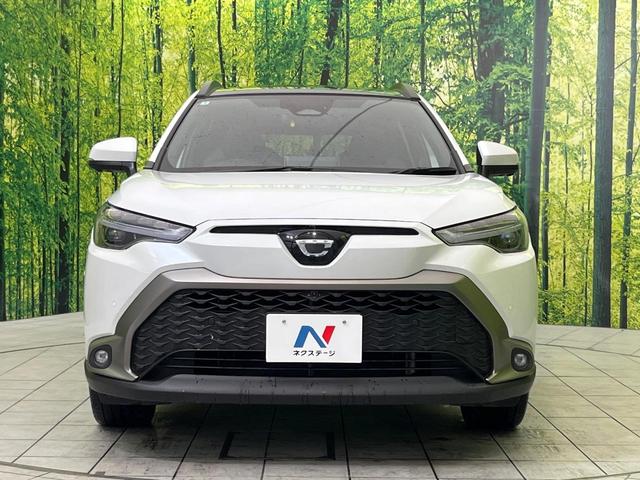 カローラクロス ハイブリッド Z パノラマルーフ 純正10型ナビ 全周囲カメラ チームメイト セーフティセンス レーダークルーズ 禁煙車 ブラインドスポットモニター パワーバックドア 前席シートヒーター LEDヘッド&フォグ ETC(14枚目)