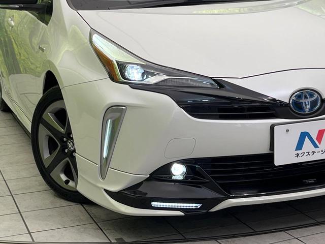 プリウス Sツーリングセレクション TRDフルエアロ 純正ナビ バックカメラ レーダークルーズコントロール 禁煙車 セーフティセンス シートヒーター ETC オートハイビーム 合否レザーシート スマートキー(12枚目)
