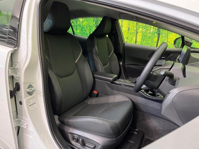 プリウス Z 純正12型ナビ 全周囲カメラ 100V電源 セーフティセンス レーダークルーズ 禁煙車 電動リアゲート レザー調シート ブラインドスポットモニター シートベンチレーション ステアリングヒーター ETC(8枚目)