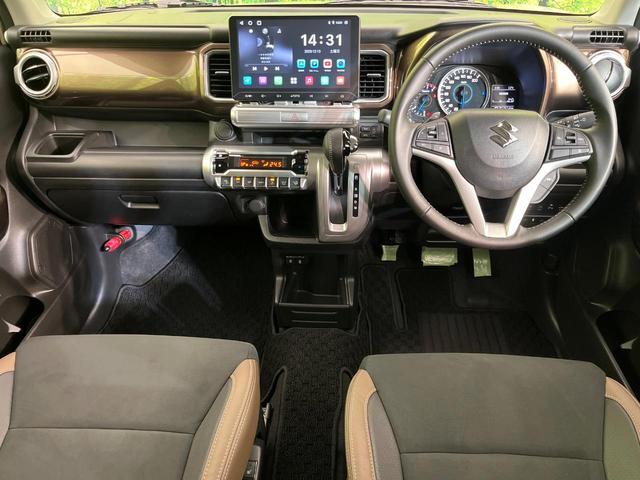 クロスビー ハイブリッドMZ ディスプレイオーディオ バックカメラ セーフティサポート レーダークルーズ 禁煙車 ハーフレザーシート 前席シートヒーター LEDヘッド&フォグ ETC Bluetooth再生 オートエアコン(2枚目)