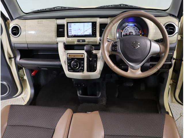 ハスラー ワンダラー　イモビライザー　アイドリング　キーフリーシステム　デュアルカメラブレーキＳ　地デジ　フルオートエアコン　ナビ＆ＴＶ　エアバッグ　ベンチシート　ＥＳＣ　前席シートヒーター　ＥＴＣ車載器（2枚目）