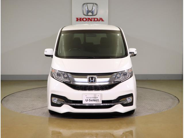 ステップワゴンスパーダ スパーダ 横滑り防止 スマキー ナビ&TV Bモニター サイドエアバック キーレス ECON オートクルーズ LEDライト 盗難防止 Wエアバッグ DVD PS 3列シート ABS ETC タ-ボ(8枚目)