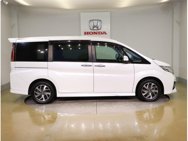 ステップワゴンスパーダ スパーダ 横滑り防止 スマキー ナビ&TV Bモニター サイドエアバック キーレス ECON オートクルーズ LEDライト 盗難防止 Wエアバッグ DVD PS 3列シート ABS ETC タ-ボ(14枚目)