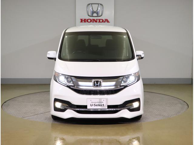 ステップワゴンスパーダ スパーダ 横滑り防止 スマキー ナビ&TV Bモニター サイドエアバック キーレス ECON オートクルーズ LEDライト 盗難防止 Wエアバッグ DVD PS 3列シート ABS ETC タ-ボ(16枚目)