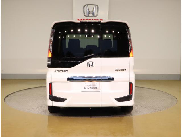 ステップワゴンスパーダ スパーダ 横滑り防止 スマキー ナビ&TV Bモニター サイドエアバック キーレス ECON オートクルーズ LEDライト 盗難防止 Wエアバッグ DVD PS 3列シート ABS ETC タ-ボ(18枚目)