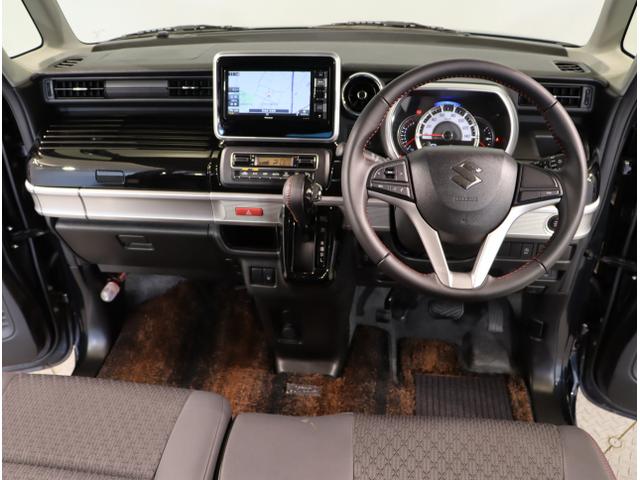 スペーシアカスタム ハイブリッドＸＳ　両側パワ－スライドドア　ＵＳＢ入力　スマキー　ソナー　キーレスエントリー　アイドルストップ　シートＨ　ＬＥＤヘッドライト　ナビＴＶ　オートライト　オートエアコン　ベンチシート　ＥＴＣ（2枚目）