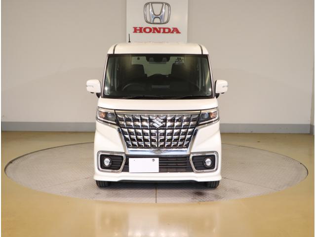 スペーシアカスタム ハイブリッドＸＳターボ　両自動ドア　前後誤発進抑制機能　ＡＣ　リアコーナーセンサー　盗難防止　スマートキー付　ＵＳＢ接続　ターボモデル　ＥＳＣ　フルタイム４ＷＤ　ＬＥＤ　ナビＴＶ　クルコン　エアバッグ（5枚目）