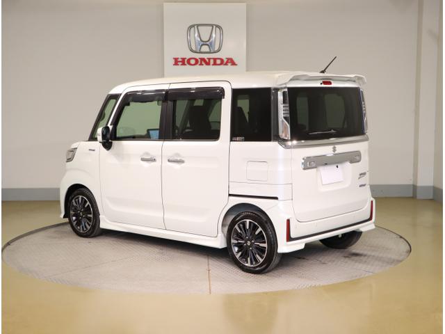 スペーシアカスタム ハイブリッドＸＳターボ　両自動ドア　前後誤発進抑制機能　ＡＣ　リアコーナーセンサー　盗難防止　スマートキー付　ＵＳＢ接続　ターボモデル　ＥＳＣ　フルタイム４ＷＤ　ＬＥＤ　ナビＴＶ　クルコン　エアバッグ（8枚目）