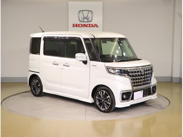 スペーシアカスタム ハイブリッドＸＳターボ　両自動ドア　前後誤発進抑制機能　ＡＣ　リアコーナーセンサー　盗難防止　スマートキー付　ＵＳＢ接続　ターボモデル　ＥＳＣ　フルタイム４ＷＤ　ＬＥＤ　ナビＴＶ　クルコン　エアバッグ（12枚目）