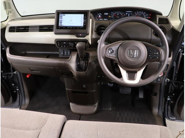 N-BOX L 衝突回避支援ブレーキ I-STOP PW パワステ Sヒーター スマ-トキ- Bカメ 地デジTV ナビ&TV 横滑り防止 LEDライト エアコン付き DVD Wエアバック キーレス付 USB(2枚目)