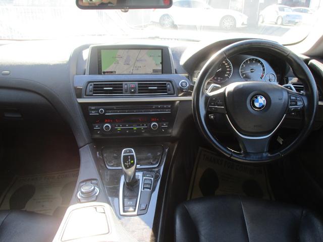 6シリーズ 640iグランクーペ 黒本革 サンルーフ HDDナビ TV Bluetooth バックカメラ カーテンエアバッグ 盗難防止システム エアバッグ ABS パワーシート クルコン(14枚目)