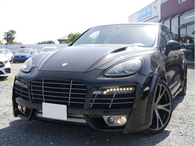 カイエン ターボ　ティプトロニックＳ　４ＷＤ　ＴＥＣＨＡＲＴ　ＭＡＧＮＵＭ　Ｂｏｄｙ　Ｋｉｔ　構造変更済み　ＴＥＣＨＡＲＴ鍛造２２インチＡＷ　ＴＥＣＨＡＲＴ４本出しマフラー　リアエンターテイメント　ＥＴＣ　地デジ（54枚目）