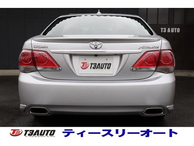 クラウン アスリート　スペシャルナビパッケージ　禁煙車／後期型／純正ナビ＆テレビ／Ｂｌｕｅｔｏｏｔｈ音楽／バックカメラ／ビルトインＥＴＣ／クルーズコントロール／車検整備付（5枚目）